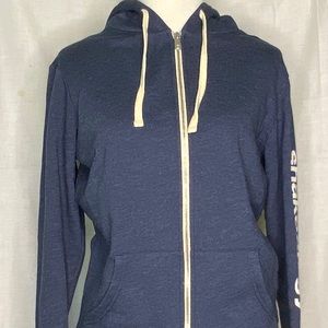 Beachbody Shakeology Blue zippered jacket Hoodie